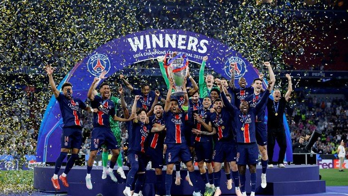 PSG Raih Trofi Pertama Liga Champions 2024/2025 Usai Hajar Inter Milan 5-0