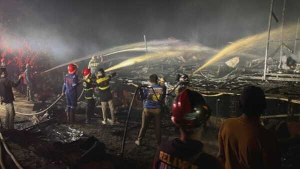 Asrama Santri di Palangka Raya Terbakar, Tiga Kamar Hangus Dilalap Api