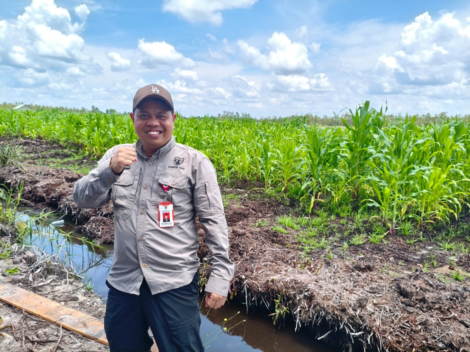 Dishut Apresiasi Polda Kalteng, Sinergi Dukung Ketahanan Pangan Lewat Penanaman Jagung Serentak
